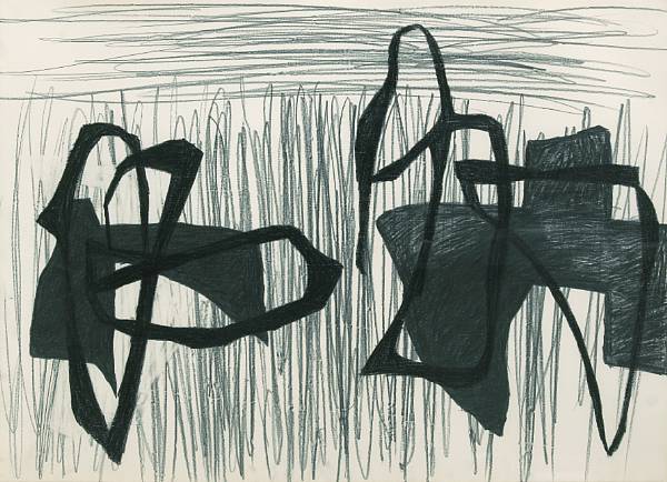 Appraisal: Jonathan Lasker American born Composition titled signed and dated 'J