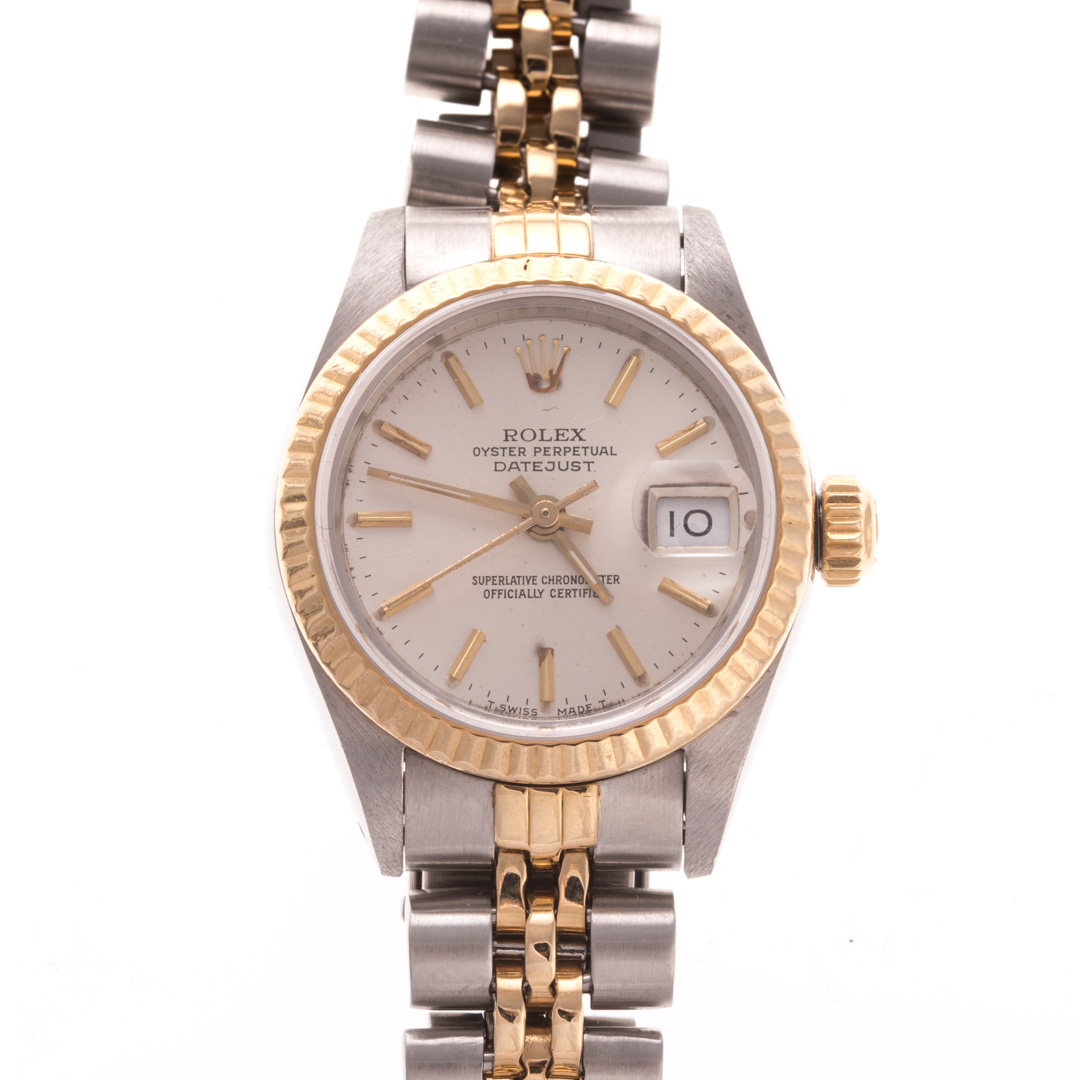 Appraisal: A Lady's Rolex Oyster Perpetual Datejust Watch K yellow gold