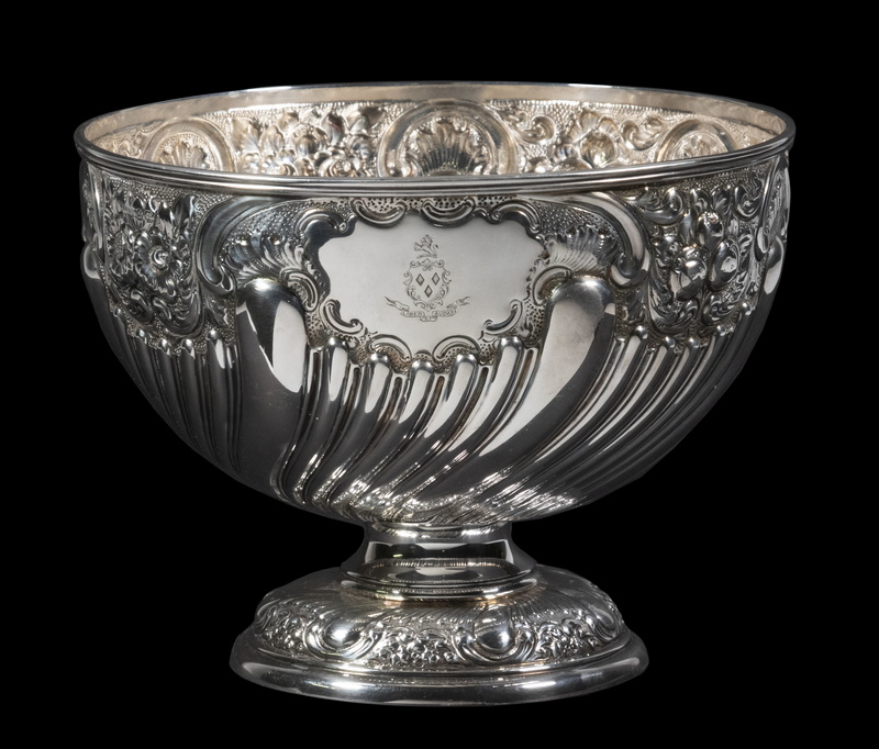 Appraisal: ENGLISH SILVER CENTERPIECE BOWL Late th c English Sterling Silver