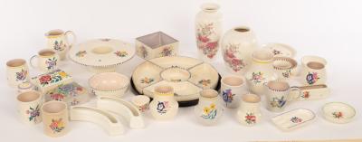 Appraisal: Poole Pottery a quantity of items to include a square