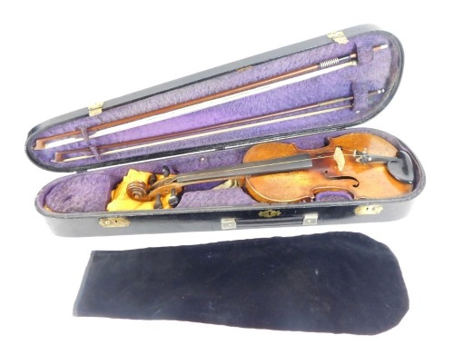 Appraisal: A Stradivarius Cremonensis reproduction two piece back violin bearing label