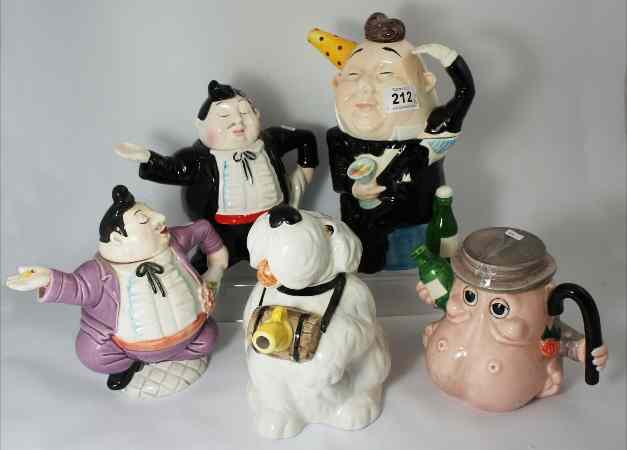 Appraisal: A collection of Novelty Teapots designed by Roy Simpson comprising