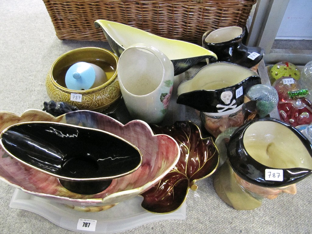 Appraisal: Lot comprising a tray of assorted ceramics - Beswick Carlton