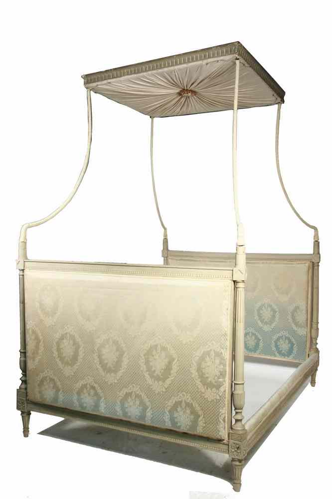 Appraisal: CANOPY BED - th c fine French four post canopy