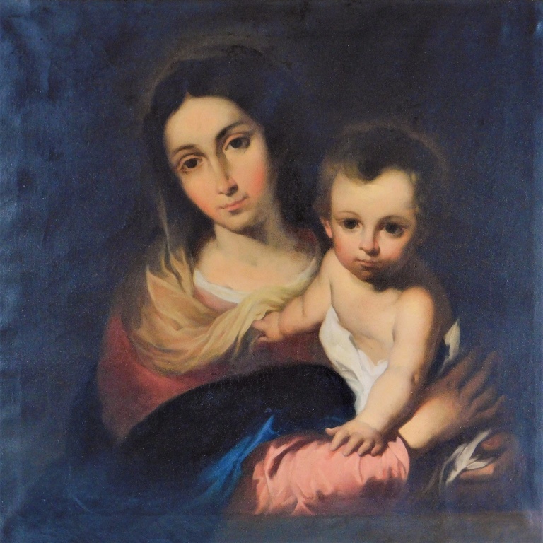 Appraisal: FINE EUROPEAN OLD MASTER MADONNA CHILD PAINTING Europe th Century