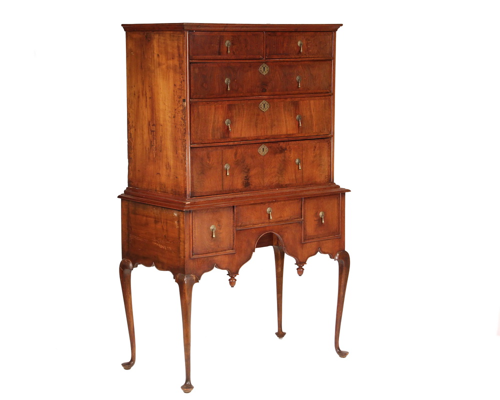 Appraisal: HIGHBOY - th c Queen Anne William Mary Transitional Two-Part