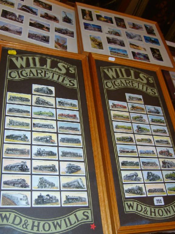 Appraisal: A set of Wills cigarette cards showing Railway Engines of