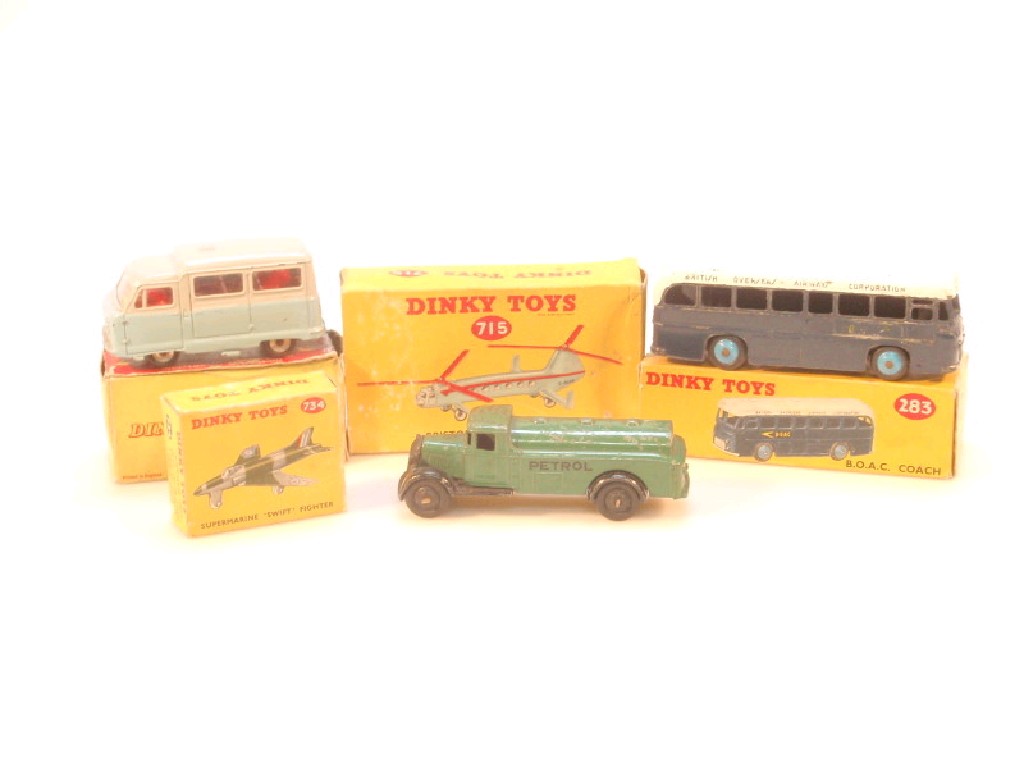 Appraisal: Dinky toys including boxed BOAC coach Atlas bus Bristol helicopter