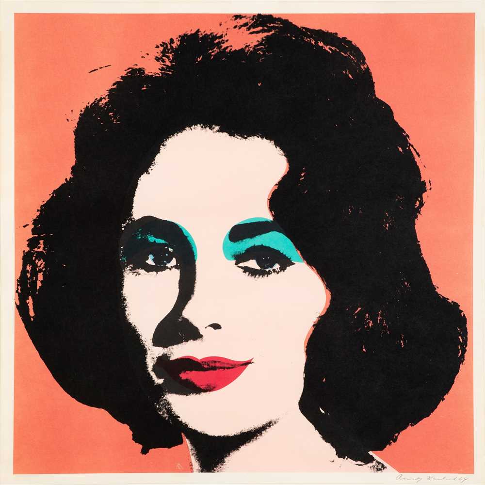 Appraisal: ANDY WARHOL AMERICAN - LIZ F S II signed and