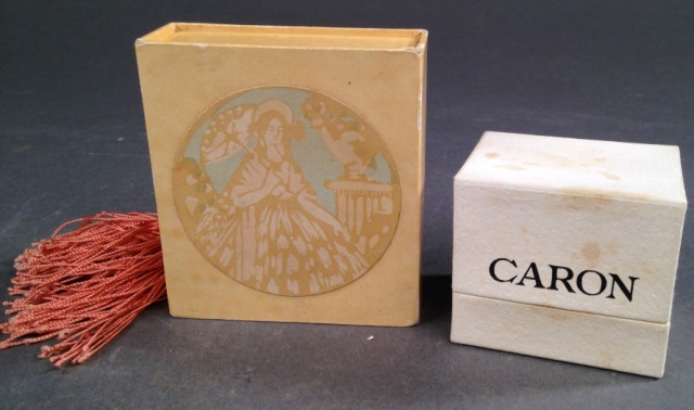 Appraisal: Two Caron French Perfume Bottle N'aimez Que Moi possibly Baccarat