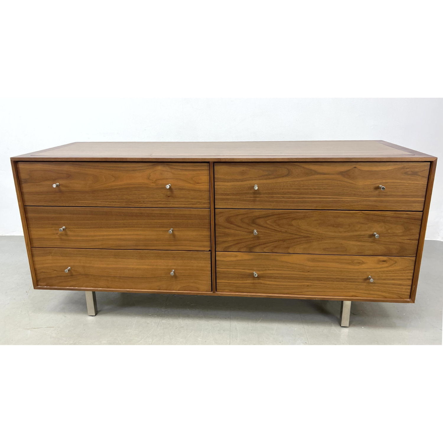 Appraisal: Contemporary modernist double dresser Dimensions H inches W inches D