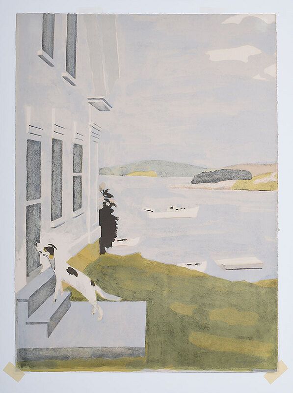 Appraisal: Fairfield Porter New York Illinois - The Dog at the