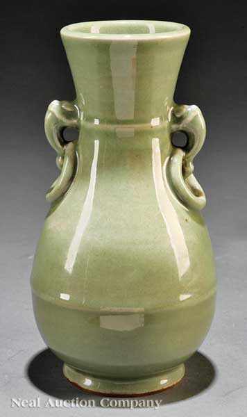 Appraisal: A Chinese Celadon Vase Qing Dynasty - or earlier pear