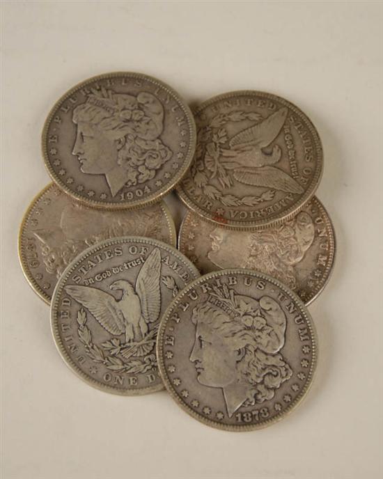 Appraisal: Morgan Silver Dollars -P -S -O -O -S -P