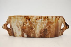 Appraisal: JOHN CAMPBELL TROUGH VASE