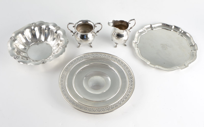 Appraisal: PIECE ESTATE COLLECTION OF STERLING ITEMS pieces total to include