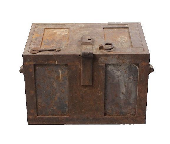 Appraisal: Herring Co New York Railroad Strong Box c The lot