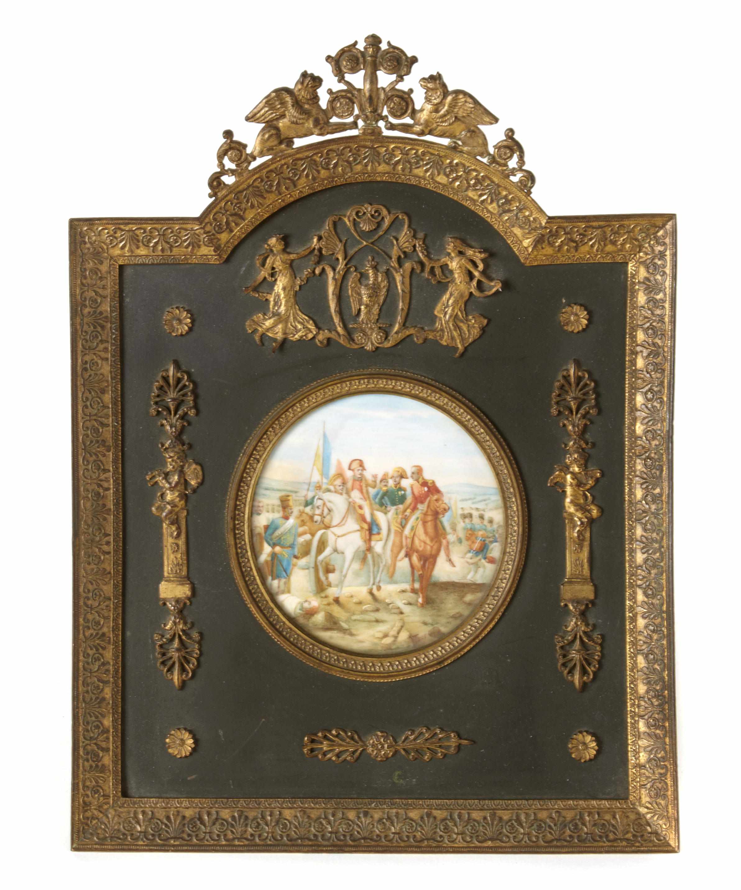 Appraisal: Property of various owners A French miniature painting late th