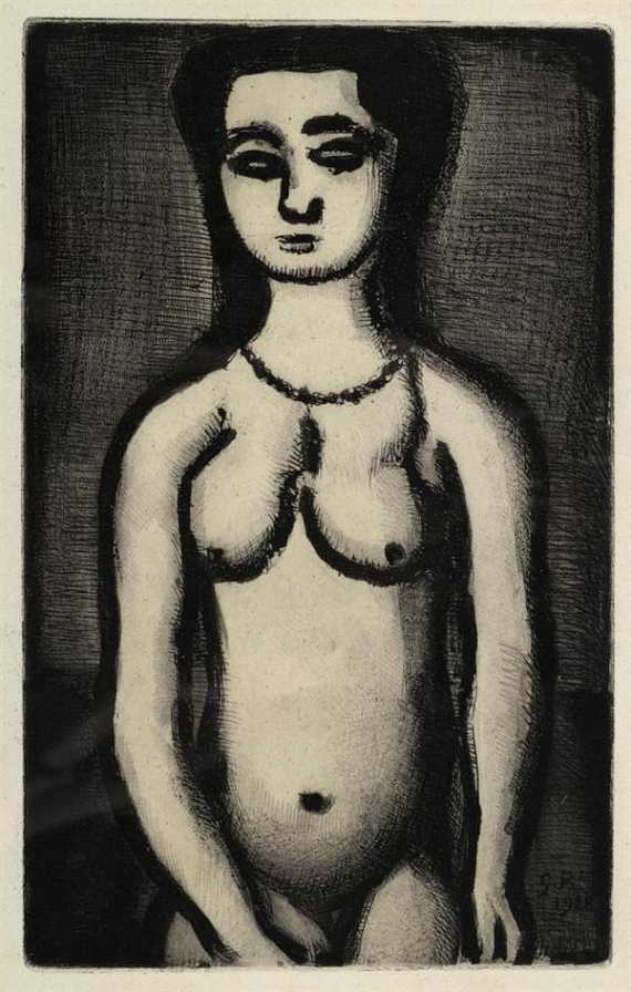 Appraisal: ROUAULT GEORGES Nu from R incarnations du P re Ubu