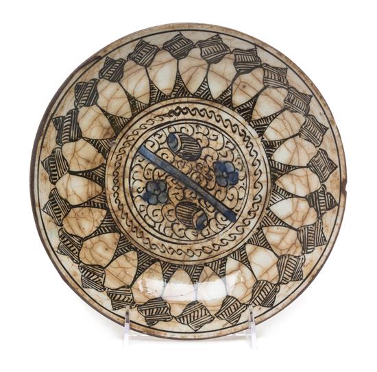 Appraisal: Sale Lot A Sultanabad Pottery Bowl of circular form the