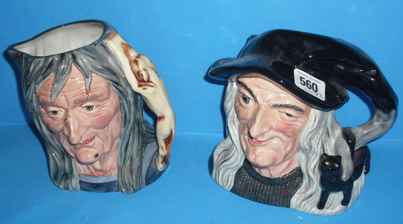 Appraisal: Royal Doulton Large Character jugs The Pendle Witch D and