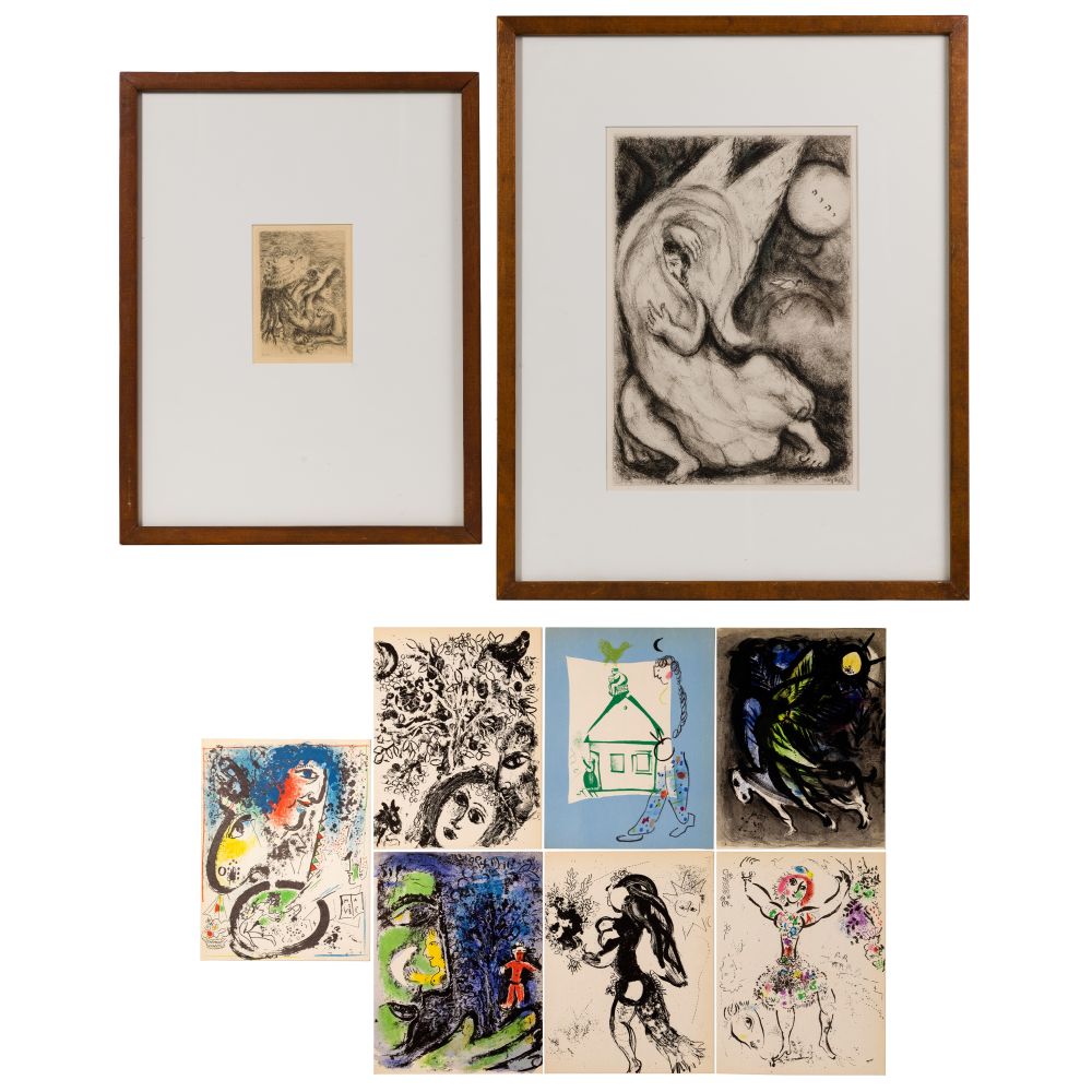 Appraisal: MARC CHAGALL RUSSIAN FRENCH - AND PIERRE-AUGUSTE RENOIR FRENCH -