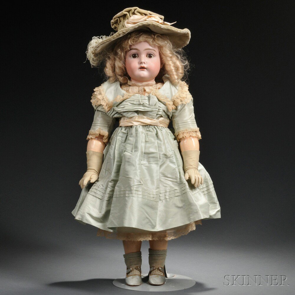 Appraisal: Kammer Reinhardt Bisque Socket Head Child Doll Germany late th