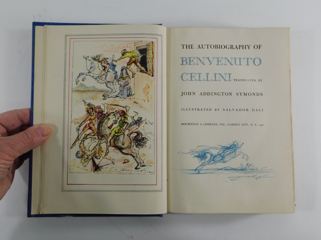 Appraisal: BENVENUTO CELLINI AUTOBIOGRAPHY SGD SALVADOR DALI New York Dated The