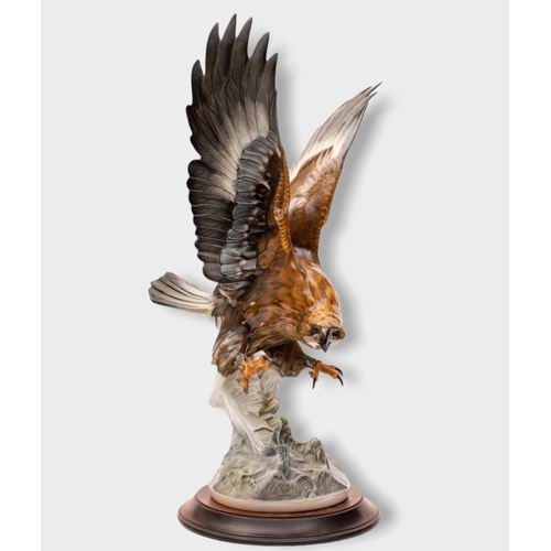 Appraisal: A large Hutschenreuther porcelain figure of an eagle Modelled by