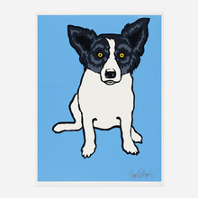 Appraisal: George Rodrigue TIFFANY screenprint in colors h w in cm