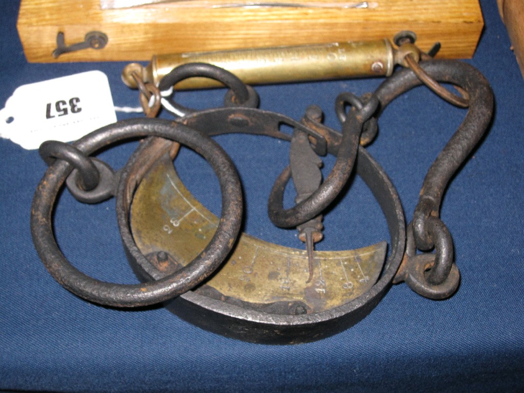 Appraisal: Lot comprising two sets of scales