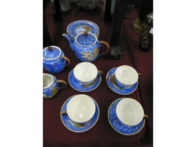 Appraisal: Japanese Porcelain Dragon Tea Luncheon service for