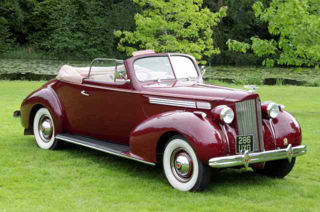 Appraisal: A Packard Convertible right-hand drive motor car with straight eight