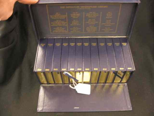 Appraisal: Volume ''Miniature Shakespeare Library'' with case each book '' x