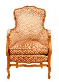 Appraisal: Austrian Louis XV Style Bergere Chair Continental likely Austrian early