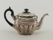 Appraisal: A Russian silver teapot by Johann Theodor Buntzell St Petersburg