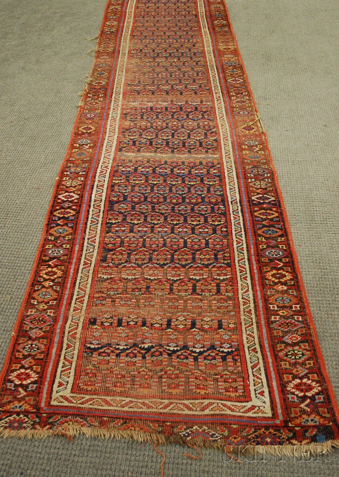 Appraisal: Bidjar Runner Northwest Persia th century ft in x ft