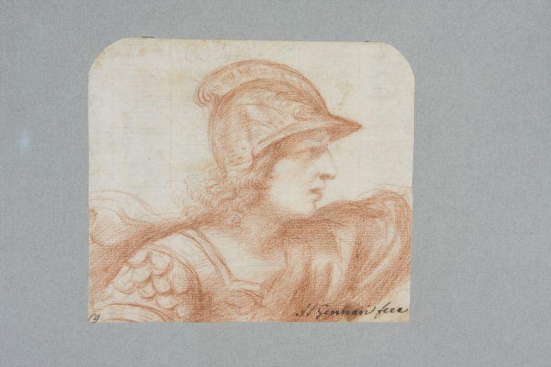 Appraisal: Bendetto Gennari Italian - Profile of a Roman Soldier signed