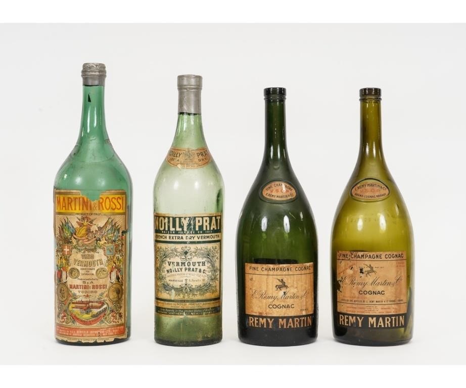 Appraisal: Four vintage decorative bar top gallon liquor bottles to include