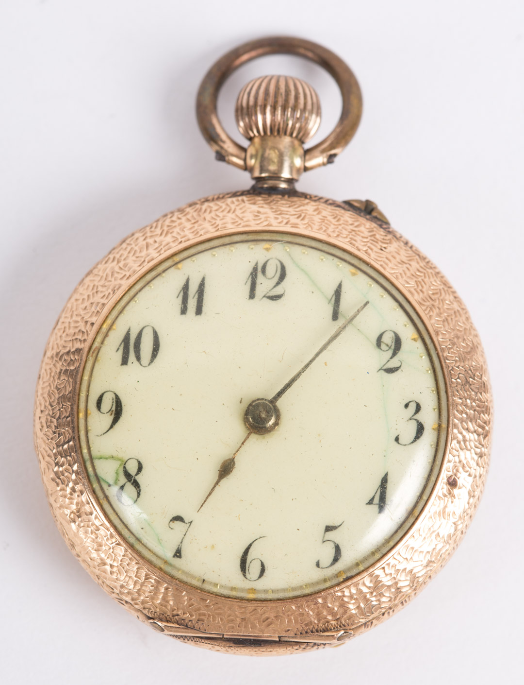 Appraisal: A Blue Enamel Pocket Watch k pocket watch with blue