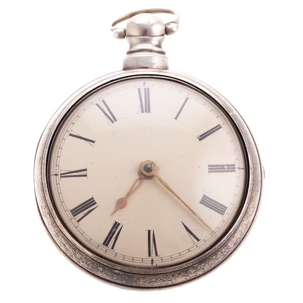 Appraisal: A Vintage English Pocket Watch by Larkin Silver pocket watch