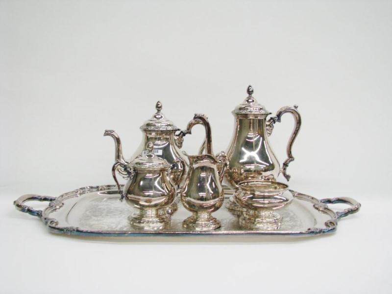 Appraisal: Rogers silverplate pc tea service including tea and coffee pots