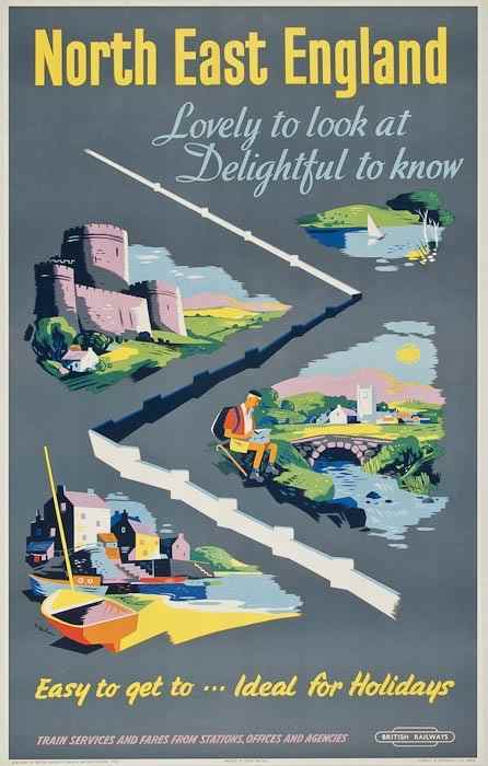 Appraisal: NEVIN NORTH EAST ENGLAND offset lithograph in colours printed by