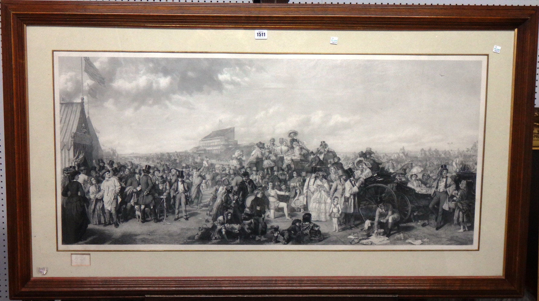 Appraisal: William Powell Frith - Derby Day engraving signed in pencil