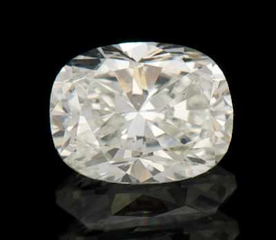 Appraisal: An Unmounted ct Cushion Brilliant Cut Diamond GIA Report GIA