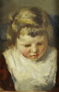 Appraisal: Painting Attributed to Mary Cassatt Attributed to Mary Cassatt American