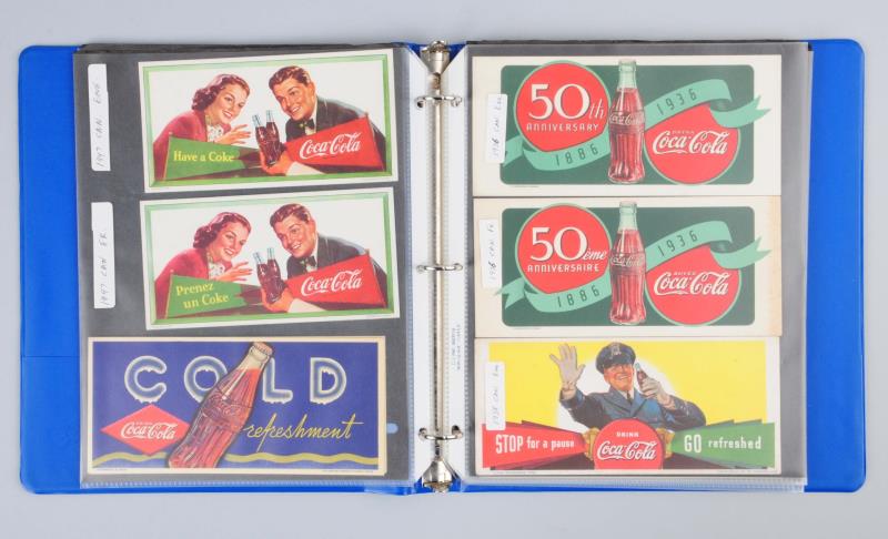 Appraisal: Lot Of Assorted Coca-Cola Blotters Includes many English and French