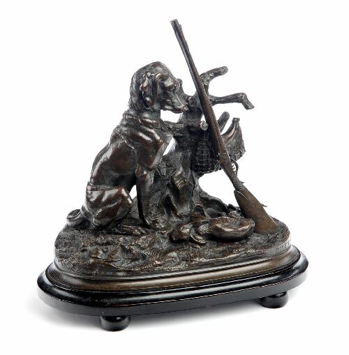 Appraisal: EMILE BOYER - A late th century bronze of a