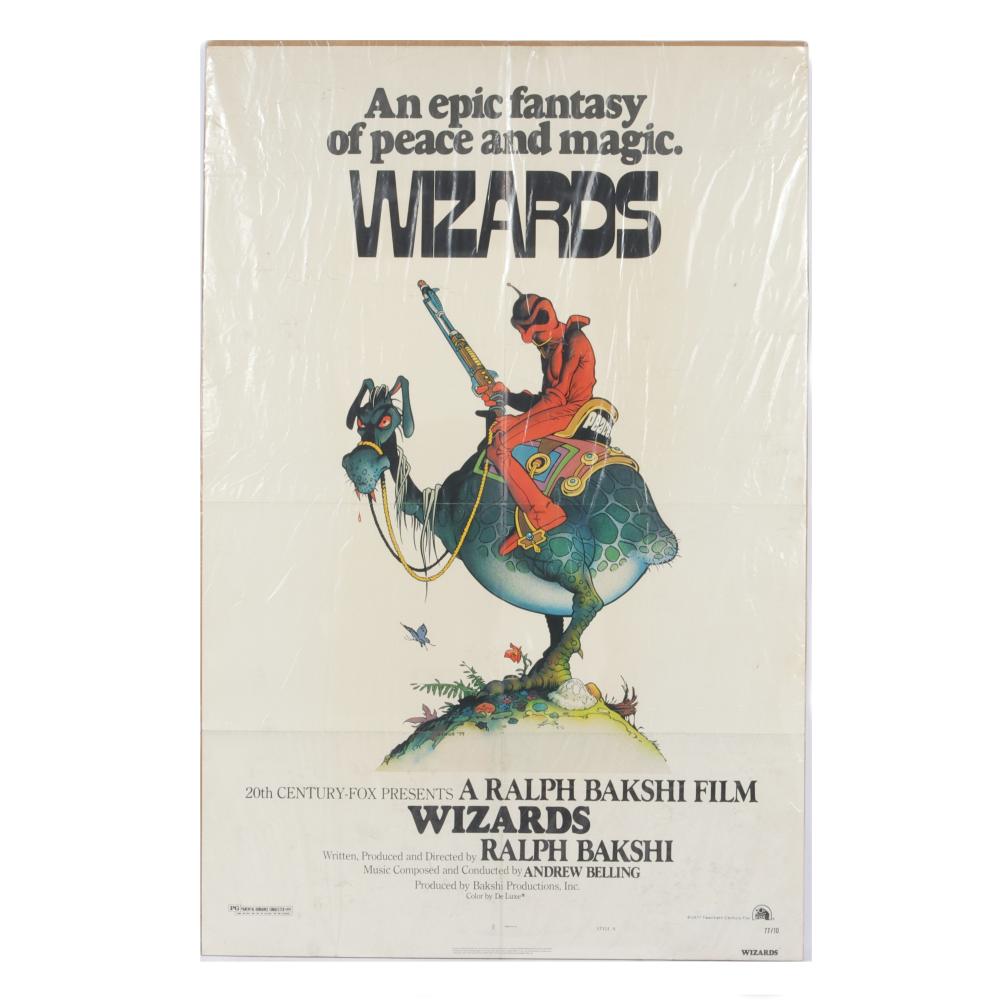 Appraisal: WIZARDS ORIGINAL MOVIE POSTER LOBBY CARDS Wizards Original Movie Poster