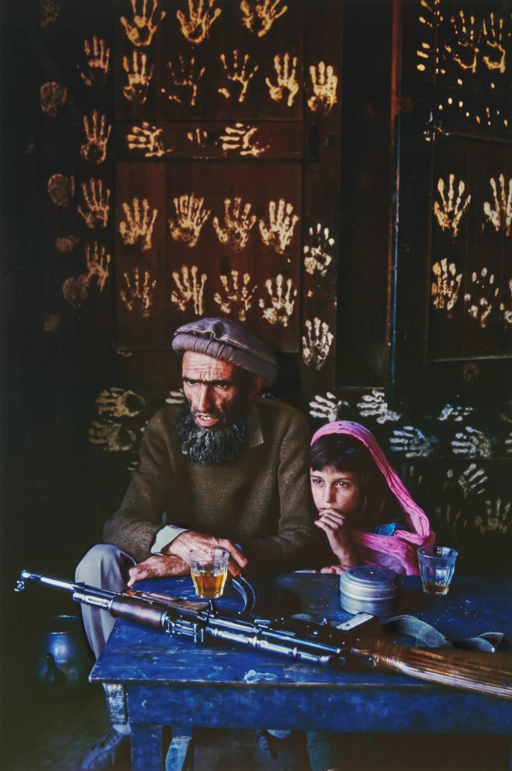 Appraisal: STEVE McCURRY American b Father and Daughter at Home Kamdesh